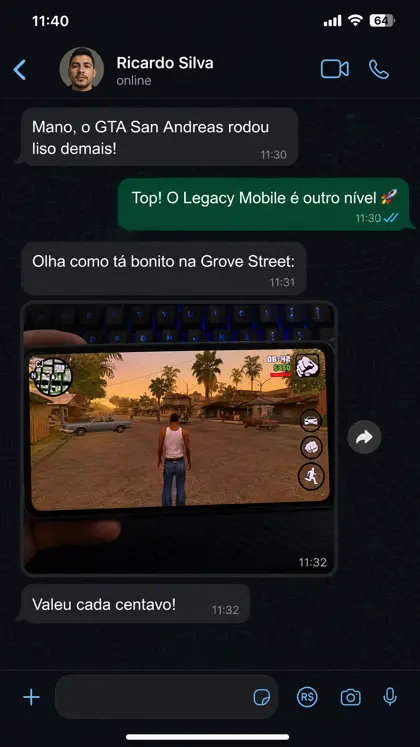 Depoimento de cliente 1
